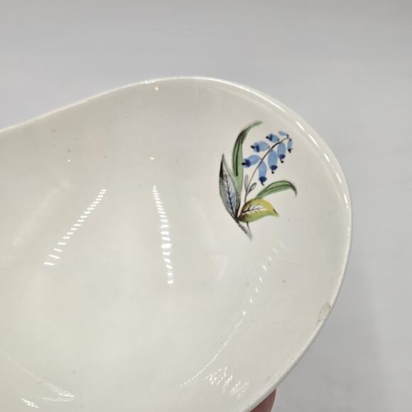 Hallcraft Bouquet Fruit / Sauce Bowl Eva Zeisel Hall China MCM Small - Picture 3 of 6